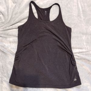 GAP Fit  Womens Gray Maternity Breathe Racer Back  Tank Top Size M